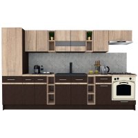 Bucatarie MARINA NEW 330 B Wenge / Stejar Sonoma